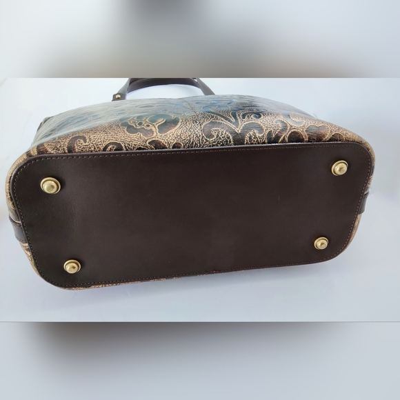 Brahmin Asher Large Tote In The Getsby Bronze. Pre-owned. 15×12×5. - Picture 5 of 10